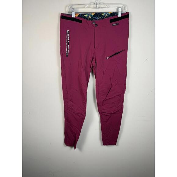 DHaRCO Other - DHaRCO Gravity Mens Sz 32 Maroon MBX Mountain Bike Nylon Spandex Pants